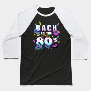 Back To The 80s Retro Vintage Baseball T-Shirt